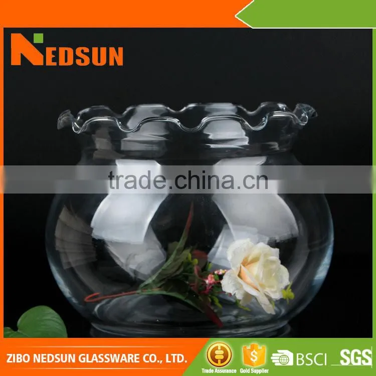 China Suppliers Exporting carton Top selling large glass fish bowl