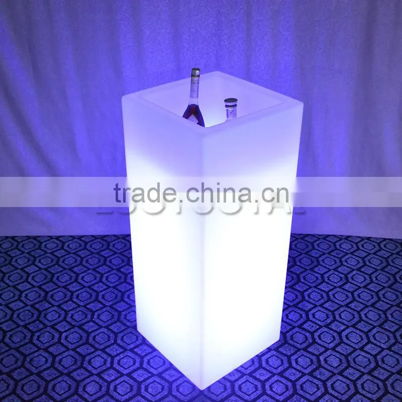 High quality PE LED Light Ice Bucket/beer bucket LTT-SF15