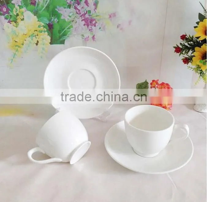 Haonai Good quality color glazed sublimation coffee tea cup mug set