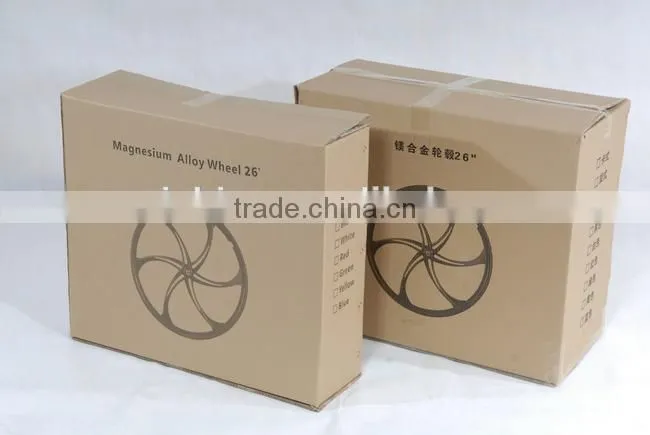 26 inch lightest strongest magnesium alloy bike wheel can not fit electric motor/fixed gear type hub bike wheel