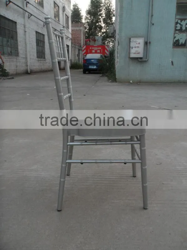 Silver Aluminum Chiavari Stackable Chair FD-908 Silver color
