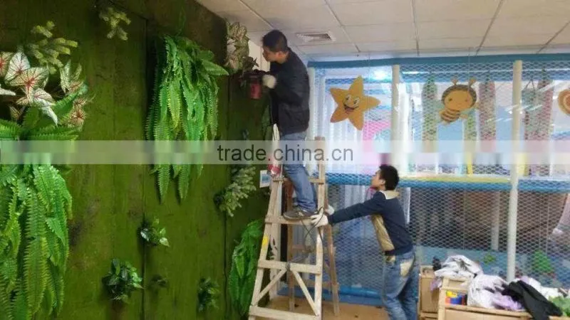 vertical grass wall synthetic top sale interior decor vertical green wall