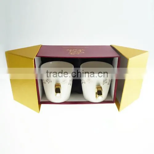 Alibaba Express Ceramic Vicacci Flower Ring Mug Made With Swarovski ElementsV2008A-093NBC-CC (WS1059-130807)