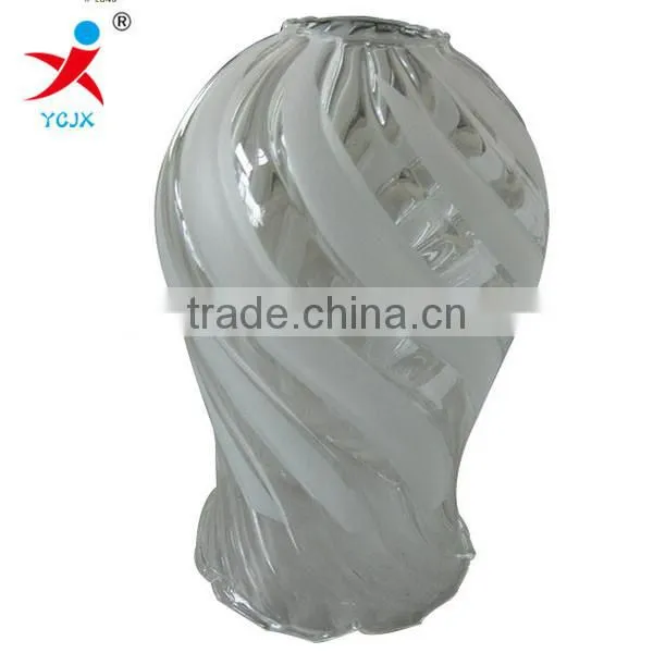 Factory production led lamp glass/transparent glass lamp shade