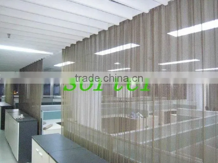 wire mesh curtain metal coil drapery for room divider