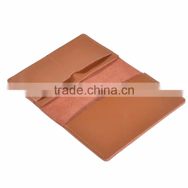 Wholesale factory product custom passport holder RFID leather passport cover for travel
