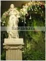Home and garden fiberglass flower antique vase / bronze color vase