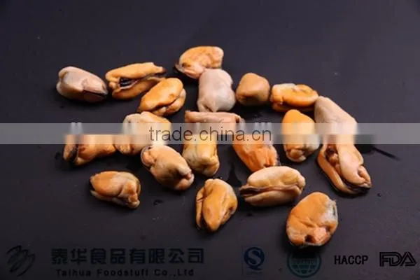 FDA, HACCP, QS, ISO Certifications Frozen Mussel Meat without Shell Seafood