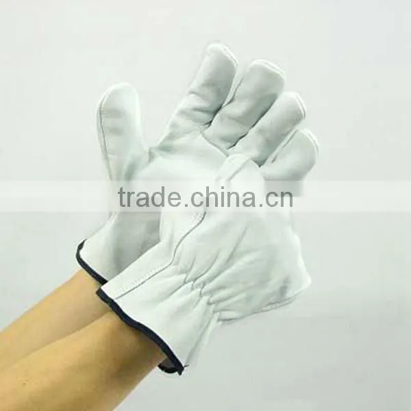 Cow split safety leather gloves/driver gloves ZMR209