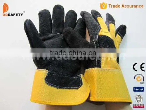 DDSAFETY 2017 With 5Years Experience Working Gloves Cow Split Leather Safety Glove