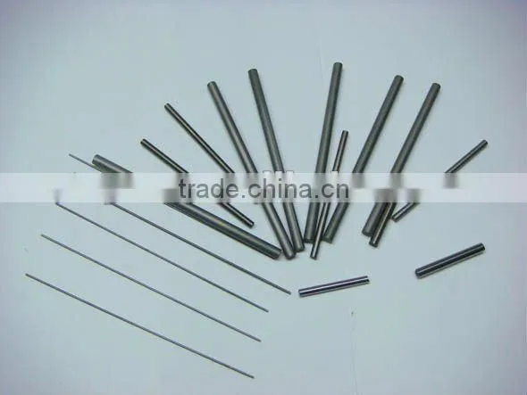 extruded HIP ground carbide rod with tungsten material
