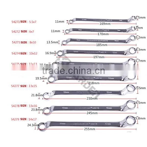 Professional Commercial Electric Hand 6 Point Cr-v Ring Spanner Tools