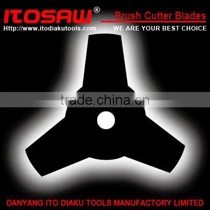ITO-B-7 Brush Cutter blade for the Mower, SK-5 material 3T size from 230mm to 600mm, thickness from 1.0mm to 3.0mm