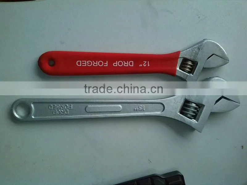 Drop forged industrial adjustable torque wrench spanner