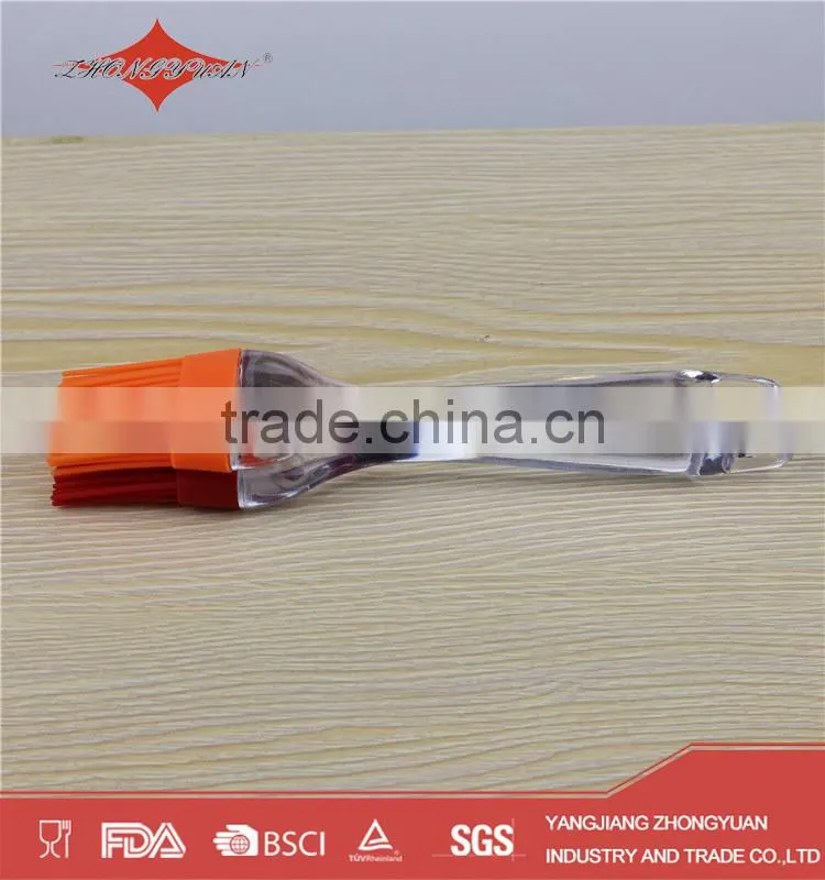 Silicone kitchen tools plastic handle silicone brush