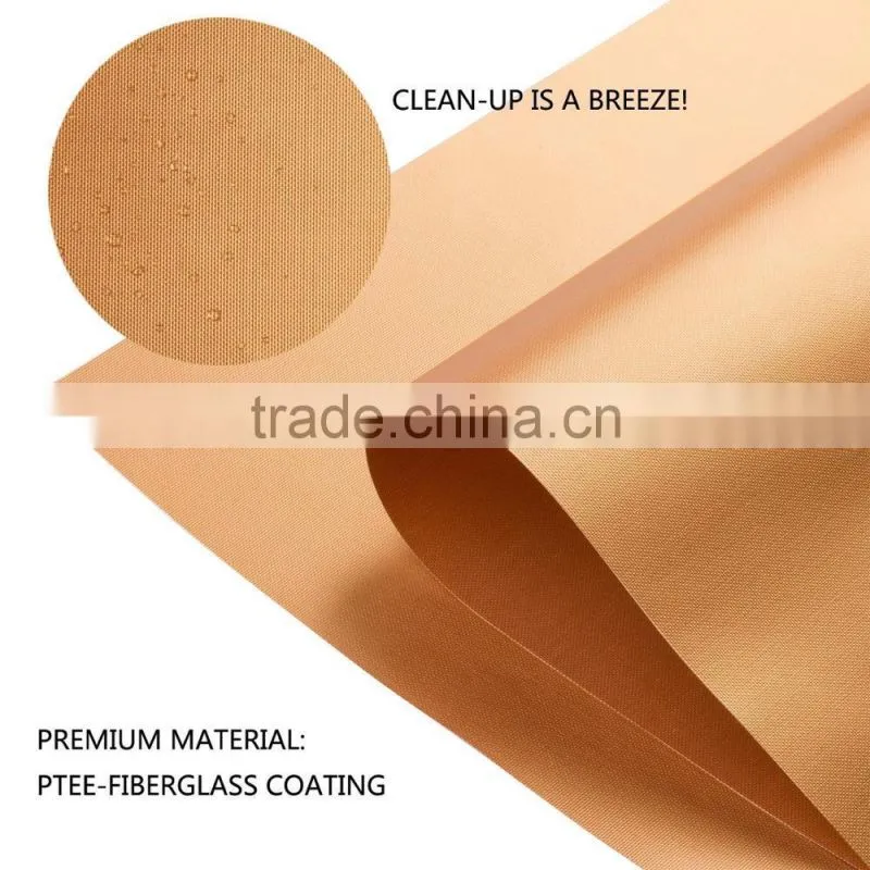 PTFE Coated Non-stick BBQ Sheet Mat Copper Grill Mat