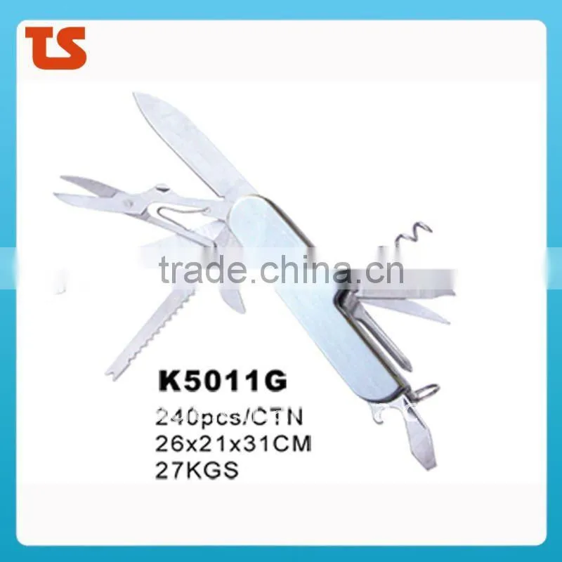 2014 spring New design multi knife pocket knife multi function LED knife K5011G