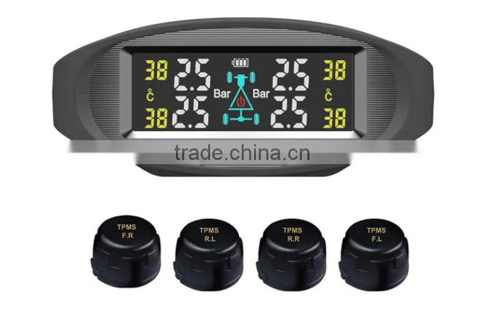 DIY installation truck tire pressure monitoring system with HD LCD display
