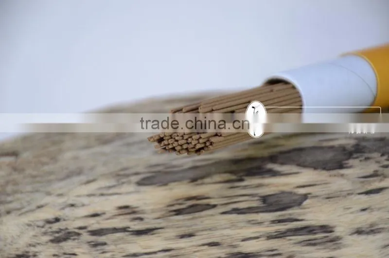 Agarwood incense without sticks in yellow cylinders - 100% Agarwood powder