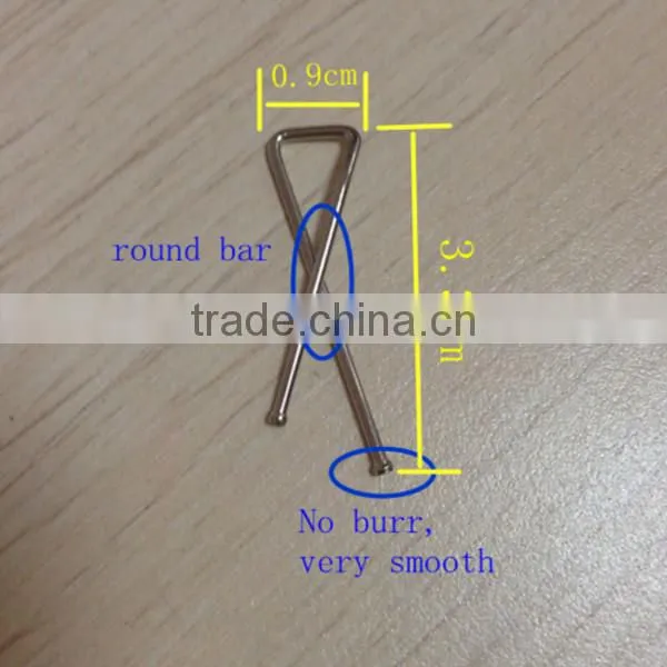 Metal Clips Nickel Free With word handsome