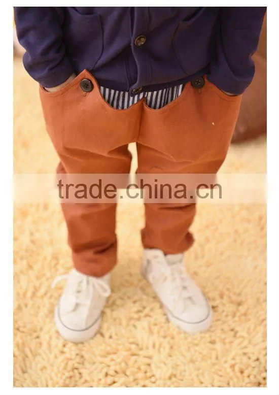Newest cheap flare Korea Style Children Pants made in china