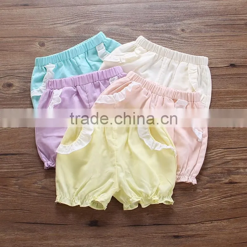 Summer pumpkin shorts children's casual pants baby girls thin section pants