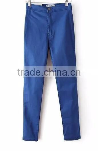 Runwaylover EY0630P Sexy Women Skinny Stretch Denim Slim High Waist Trousers Leggings Jeans Pants