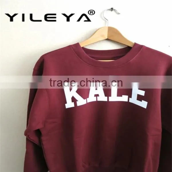 New fashion ladies casual sport gym shirt Autumn Embossed Printing shirt for women