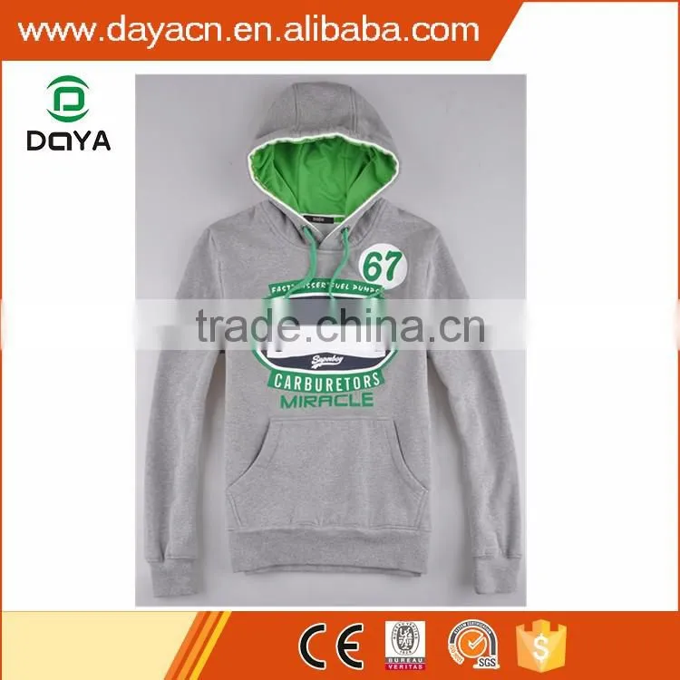 Customn hot sale fashion men's fleece hoody