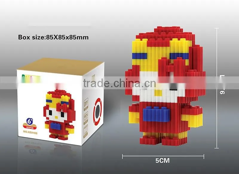 Hot Sale Figure Mode 3D Mini Diamond Blocks Educational Building Blocks Toys for Childrens Gift