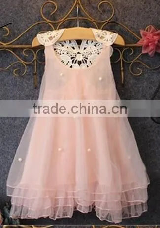 Summer New Baby Dresses Girl Lace Bow First Birthday Party Princess Dress Wedding Christening Gowns Baby Girl Dress