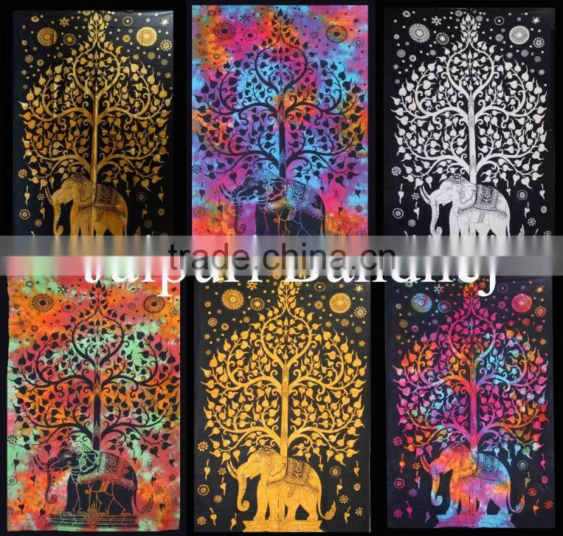 Jaipuri Mandala Cotton Tapestry