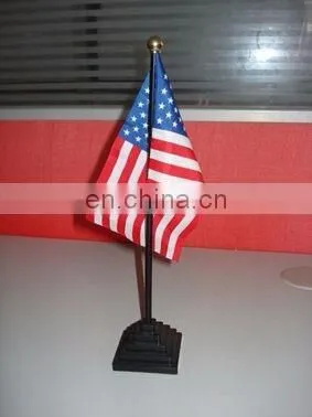 Customized Office table flag with metal stand