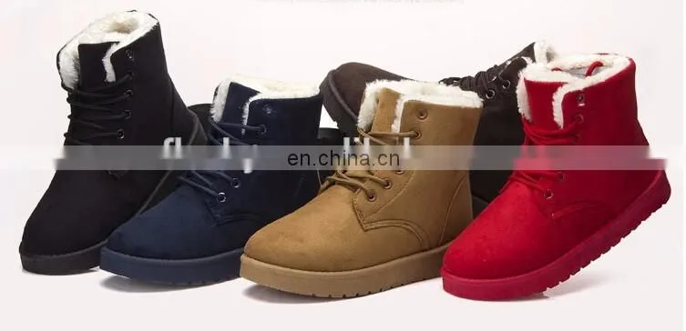 New arrival women boots warm snow boots platform ankle boots