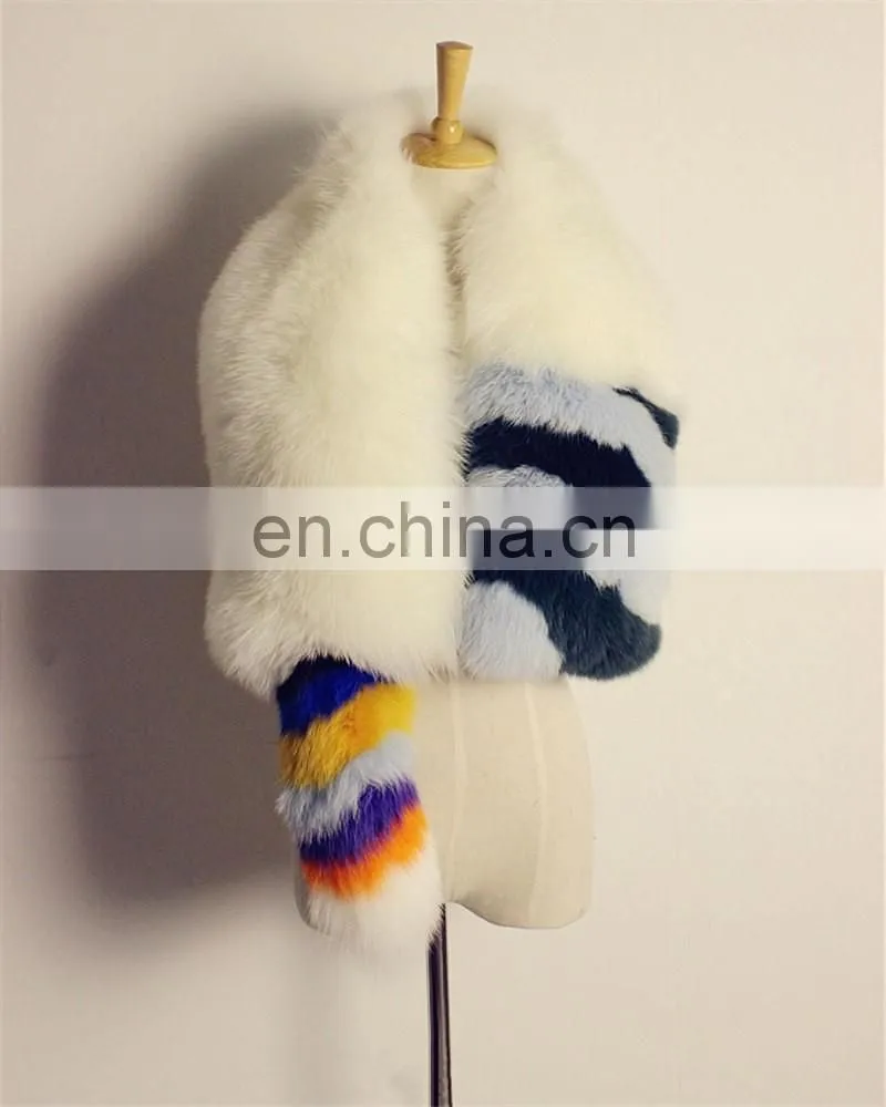 Wholesale Scarves 2017 Fashionable Real Fox Fur New Scarf