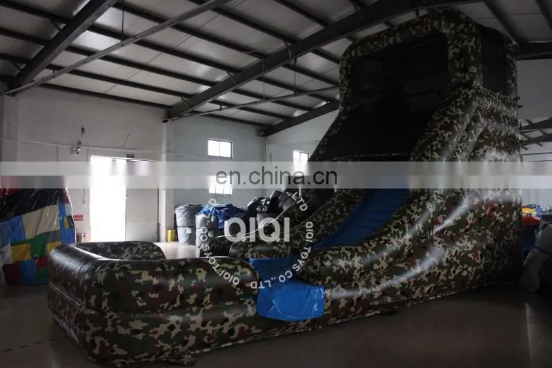 Military Camouflage water slide inflatable price