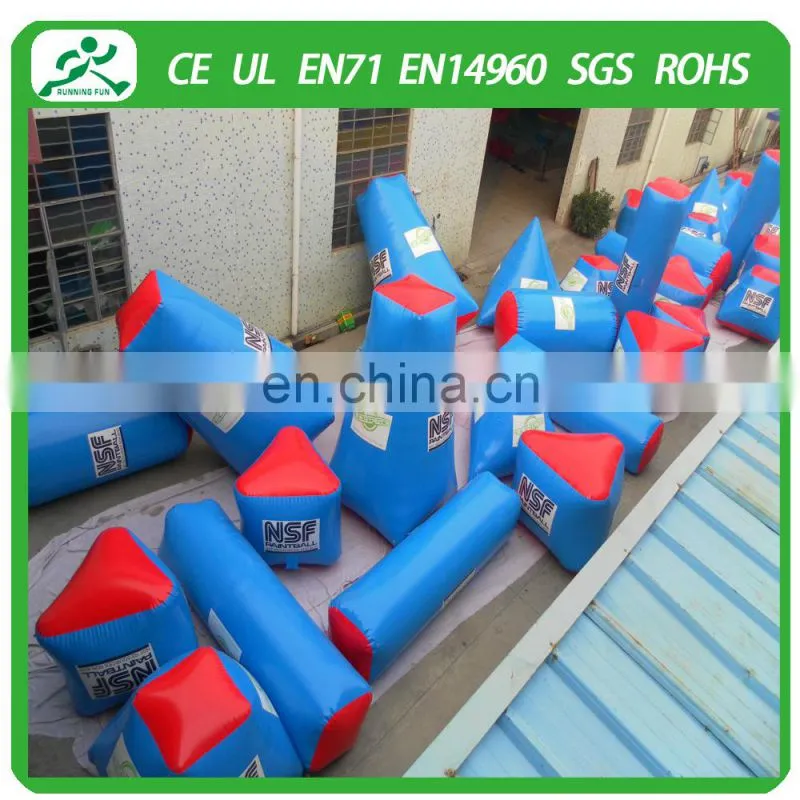 19 pcs for 1 set inflatable paintball bunkers,inflatable bunkers,millennium field paintball bunker