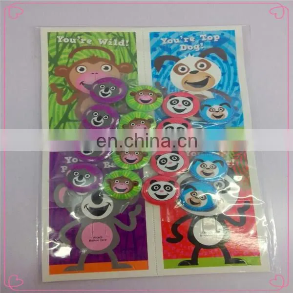 cute animal simle face pin