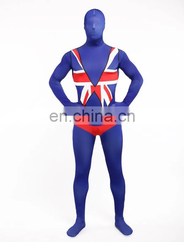 Morph Suit United Kingdom Spandex Full Body Costume UK
