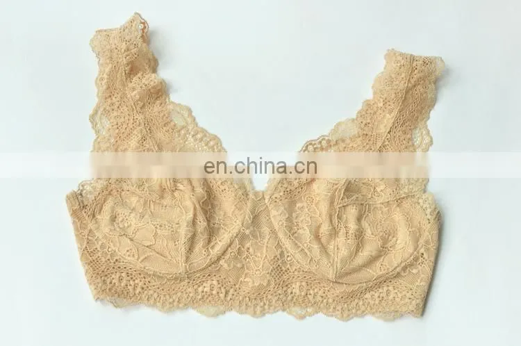 multi color transparent full lace bra panty set