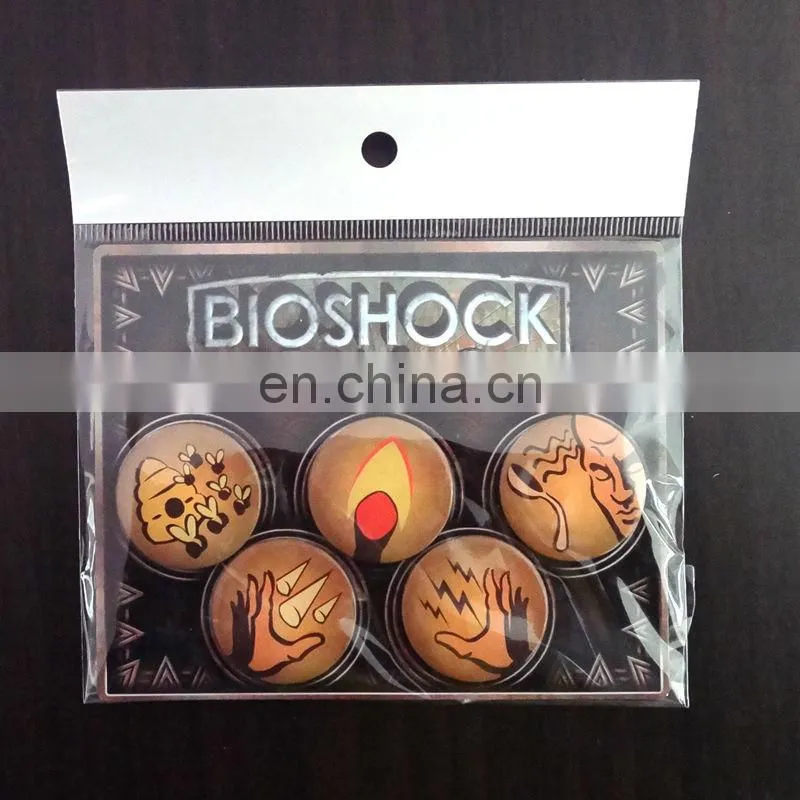 Hot selling custom personnalised button pin and badge in card supplies