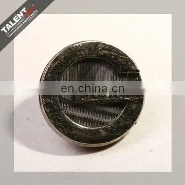 custom personality brand logo denim metal buttons for jeans