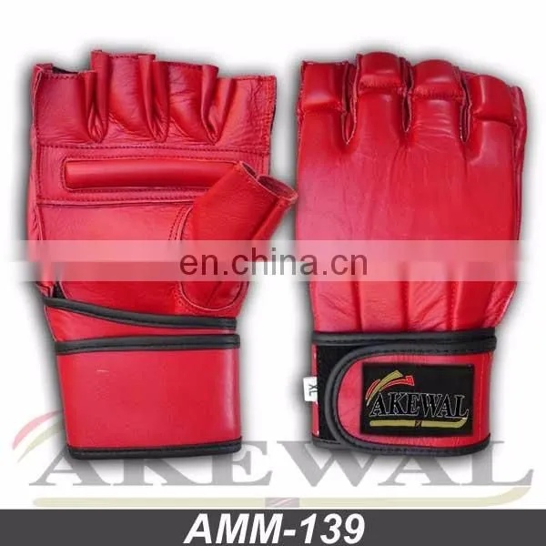 MMA Gloves Cowhide Leather