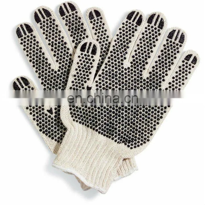 high quality kid's white cotton lycra gloves