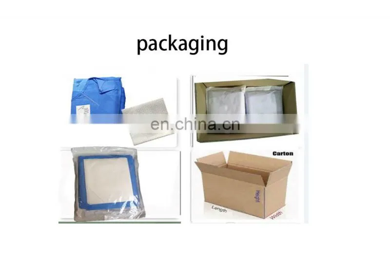 Level 1 SMS Gowns Waterproof Disposable Surgical Gown For Hospital