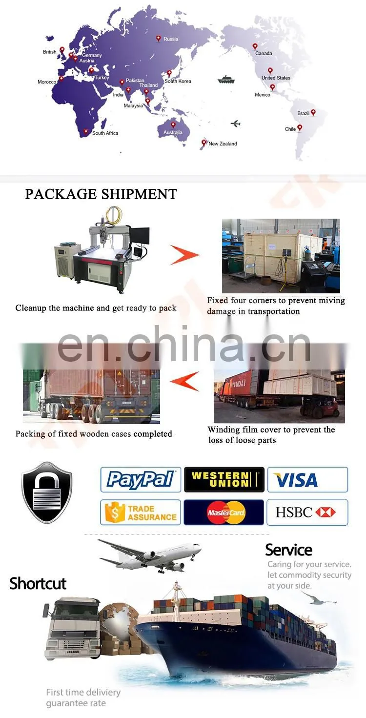 Four Axis CNC Welder Soldering Jointing Equipment Fiber Laser Welding Machine with Swing Wobble Head 1000W 1500W