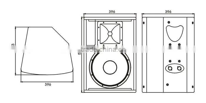 Martin WF-12, trade assurance, 12 passive 2-way full range loudspeaker, prodessional speaker
