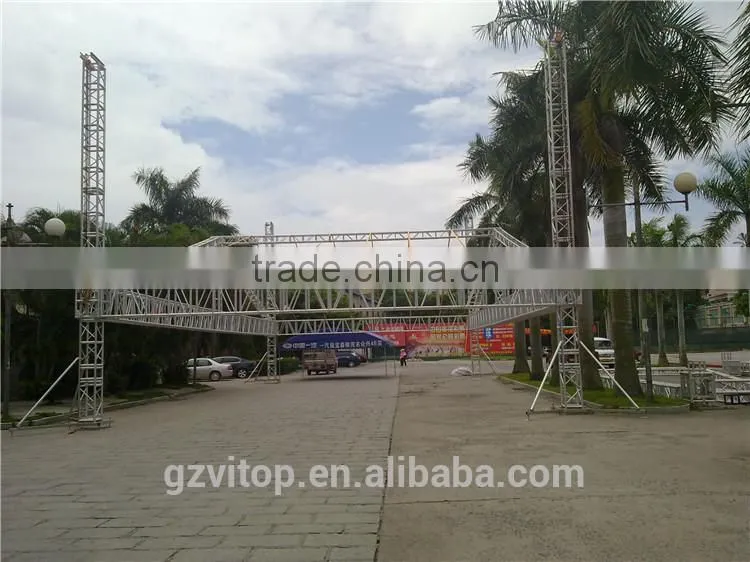 Roof lighting aluminum truss system