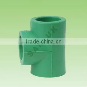 taizhou factory plastic ppr tee for water supply