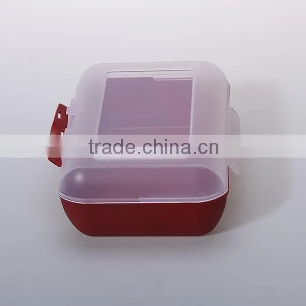 hot sale rectangle plastic lunch box for students